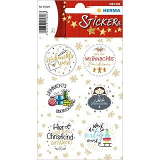 Sticker Weihnachtspost