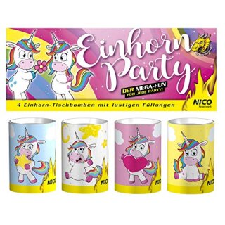 Einhorn Party, 4er Beutel
