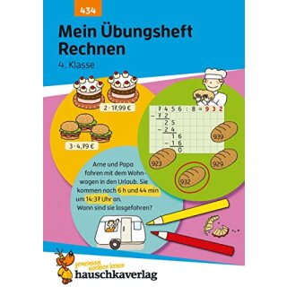 Mein Übungsheft Rechnen - 4. Klasse, A5-Heft