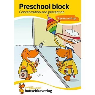 Preschool block - Concentration and perception 5 years and up, A5-Block