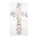 Wachsmotiv Florales Kreuz