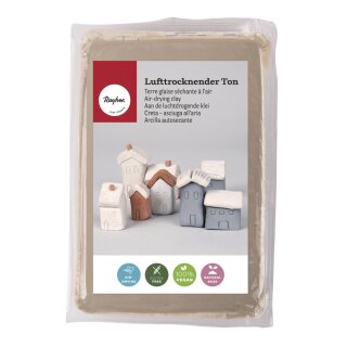 AAO Lufttrocknender Ton, weiß, 1kg