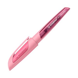 AAO Schulfüller mit Anfänger-Feder A - STABILO EASYbuddy Pastel in Rosiges Rouge -
