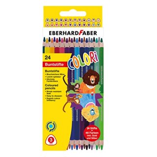 Buntstift Colori duo tri 24er Etui