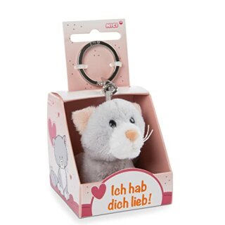 Katze 6cm SA, "Ich hab dich lieb!" in Geschenkbox