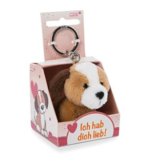 Hund 6cm SA, "Ich hab dich lieb!" in Geschenkbox