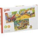 Puzzles Fahrzeuge 27,5 x 17,5 x 0,3 cm, Holz, 24-teilig,...