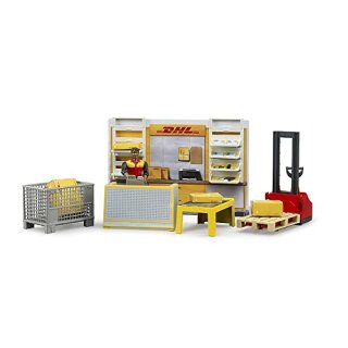 bworld DHL Shop mit Handhubstapler