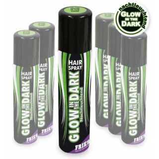 Glow in the Dark Haarspray, nachtleuchtend, 100 ml