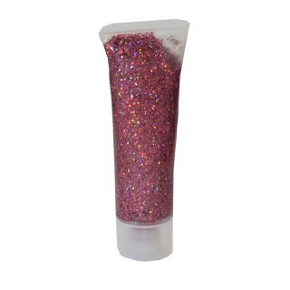 Glitter-Gel, 18 ml, Pink-Juwel