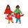 Biegepuppen Farbige Familie
