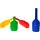 Palas para harina (4 unidades), varios colores