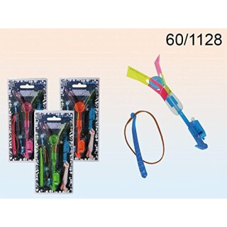 Flying-Umbrella mit LED (inkl. Batterien) ca. 15 cm, 4-farbig sortiert, auf Blisterkarte - NICHT FÜR FR