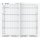 Taschenkalender 9x15cm2S/1M Einlage