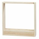 Holz-Rahmen ca. 18 x 4 x 18 cm