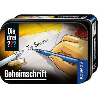 Die drei ??? Geheimschrift (kl. Dose) 2022