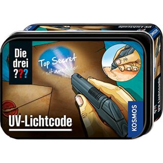 Die drei ??? UV-Lichtcode (gr. Dose) 2022