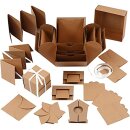 Explosion Box, Natur, Größe 7x7x7,5+12x12x12...