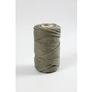 Macramé-Kordel, Moosgrün, L 55 m, D 4 mm, 330...