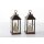 LED Outdoor Laterne MARTA Haus, Baum / FP 14x14x27 cm 
(sortiert / schwarz-kupfer / Kunststoff)