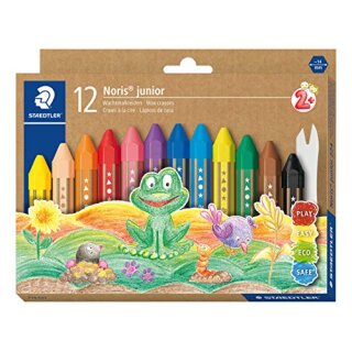 Wachsmalkreide Noris jun 12ST Etui