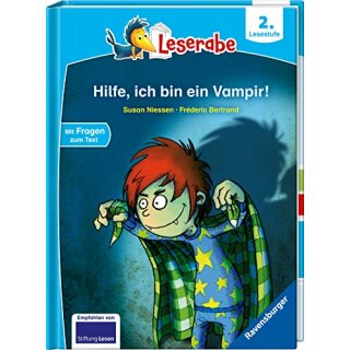 Leserabe - 2. Lesestufe: Hilfe, ich bin ein Vampir!