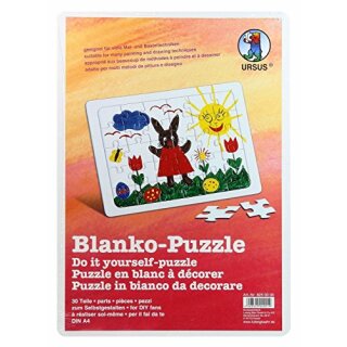 Blanko-Puzzle A4