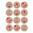 *V* Aufkleber Set "Weihnachtsgrüße"...