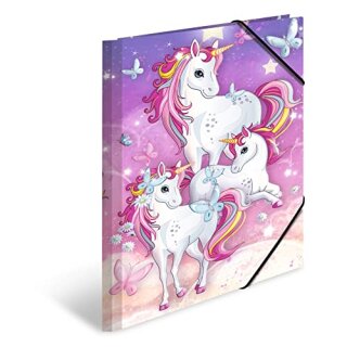 Sammelmappe A4 Karton Einhorn