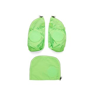 Grün, Fluo Seitentaschen Zip-Set