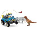 Geländewagen mit Dino-Außenposten