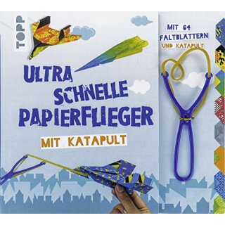 Ultra schnelle Papierflieger mit Katapult