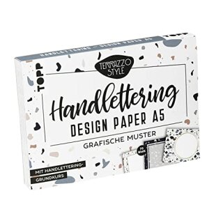 Terrazzo Design Paper A5