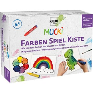 MUCKI FarbenSpielKiste Wir zaubern Farben mit Wasser und Stiften