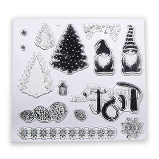 Clear Stamps - Wichtelweihnacht, 102,5x97mm, 14 Motive, SB-Btl. 1Bogen