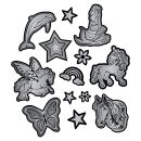 AA Reflektierendes Sticker-Set "Silber"