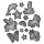 AAO Reflektierendes Sticker-Set "Silber"