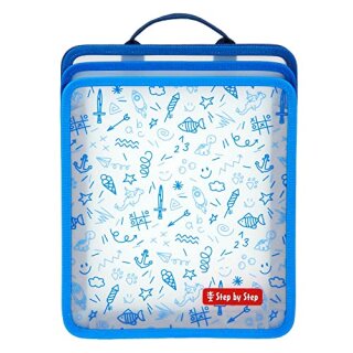 Faltbare Heftbox, Blau