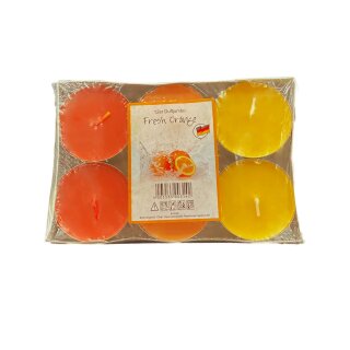 AAO 12er Maxi Duftteelichter Orange