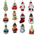 *V* Christbaumschmuck "Xmas", kl., ca. 5 cm, 12/s