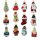 * Christbaumschmuck "Xmas", kl., ca. 5 cm, 12/s