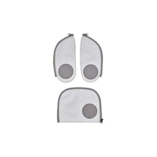 Silver Reflective, Zip-Set Reflektierend