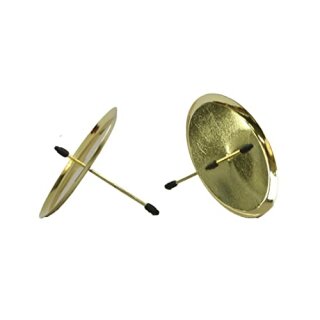 Adventskerzenhalter Ø8cm gold 4 Stück