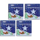 AAO Pyramidenkerze 17x105 weiss 18er