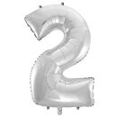 Folien-Ballons Zahlen "2"