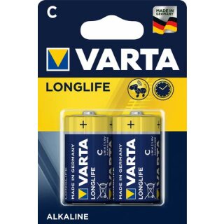 VARTA Batterie Longlife C 2er Blister