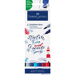 Gofa Aqua Dual Marker Lettering Set Sea