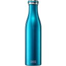 LURCH Thermo-Isolierflasche Edelstahl 0,75l wasserblau
