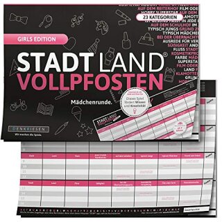 DENKRIESEN - STADT LAND VOLLPFOSTEN® - GIRLS EDITION "Mädchenrunde."- A4