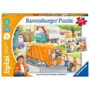 Puzzle für kleine Entdecker: Müllabfuhr